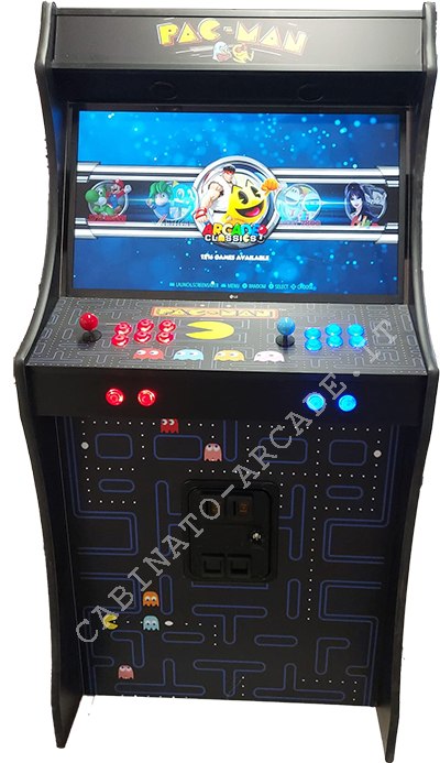 Dettaglio grafico in stile arcade retrò per cabinato personalizzato