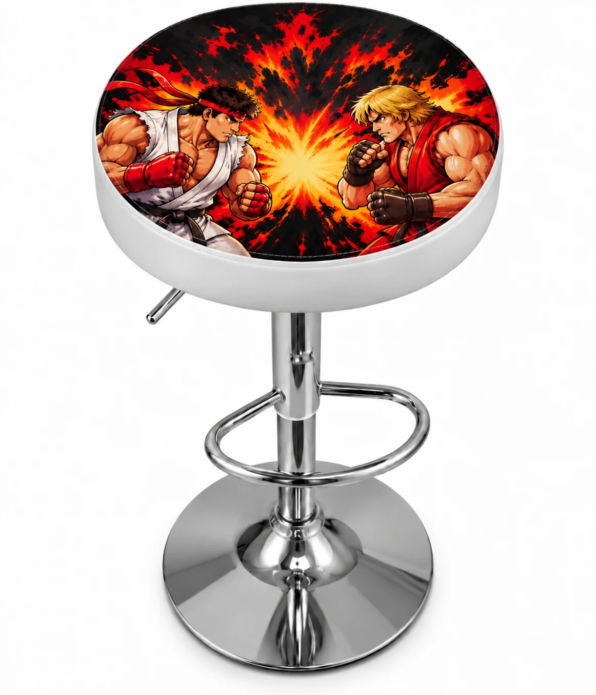 Sgabello arcade personalizzato Metalwood